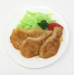 食品サンプル屋さんのデコシール(デコ・グルメ)生姜焼き